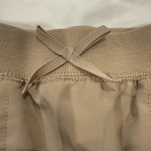 Girls Izod Knit Waistband Skort School Uniform Tan - Picture 2 of 5